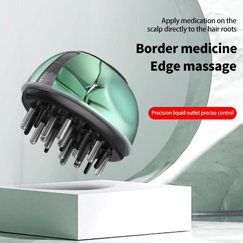 14 Pins Scalp Applicator Liquid Comb Hair Root Massage Medicine Comb Hair Growth Serum Essential Oil Nourish Anti Loss Care