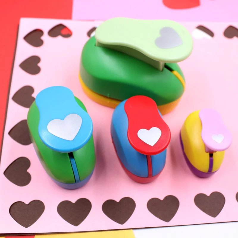 

2022 New Heart Shape Embossing Machine Children's Embossing Machine 9-75mm Punching Machine Manual Diy Embossing Machine