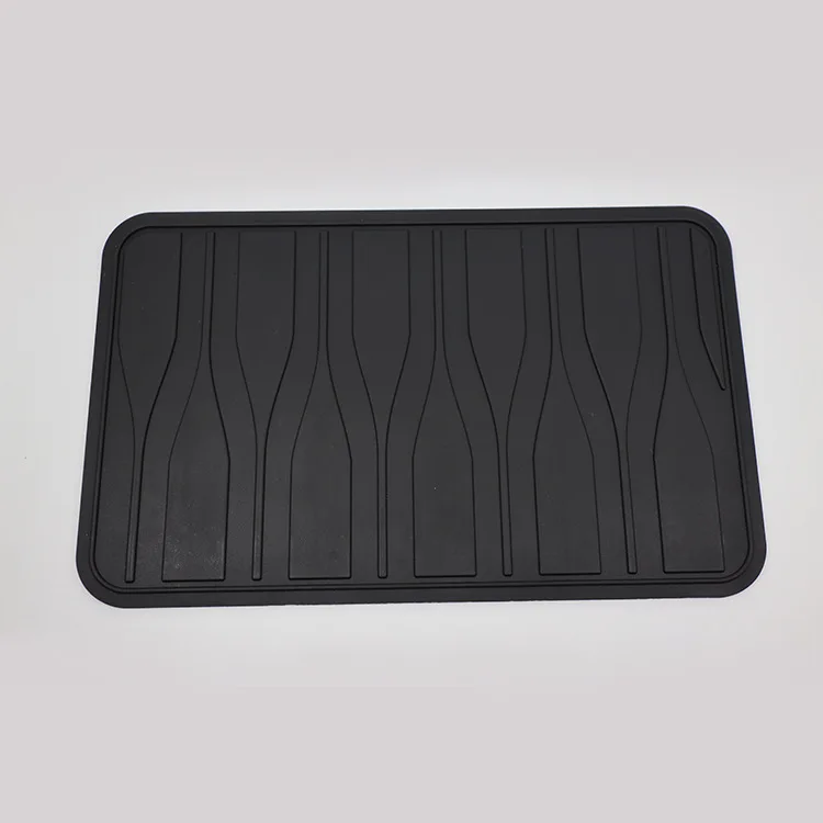 Silikon Auto Fuß matte Pedal wasserdicht rutsch fest Auto Fahrer Boden Ferse Innen polster Pedal 26 cm x 16 cm – Detail 3