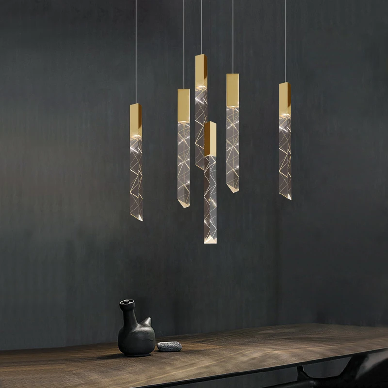 Дуплексная лестница длинная хрустальная люстра Классическая проволочная