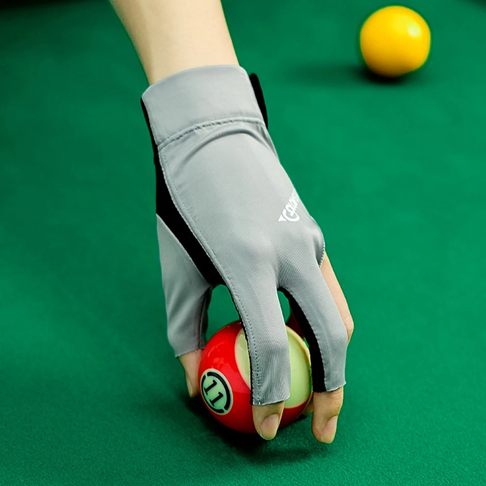 Open Finger Billiard Pool Gloves Adjustable for Snooker Training billiard gloves