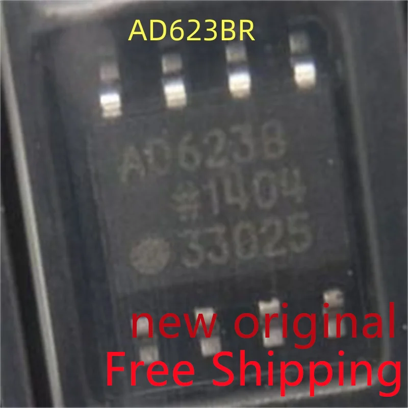 

Free Shipping 5piece AD623B AD623BR AD623BRZ Patch SOP-8 Instrument amplifier chip Brand New Original