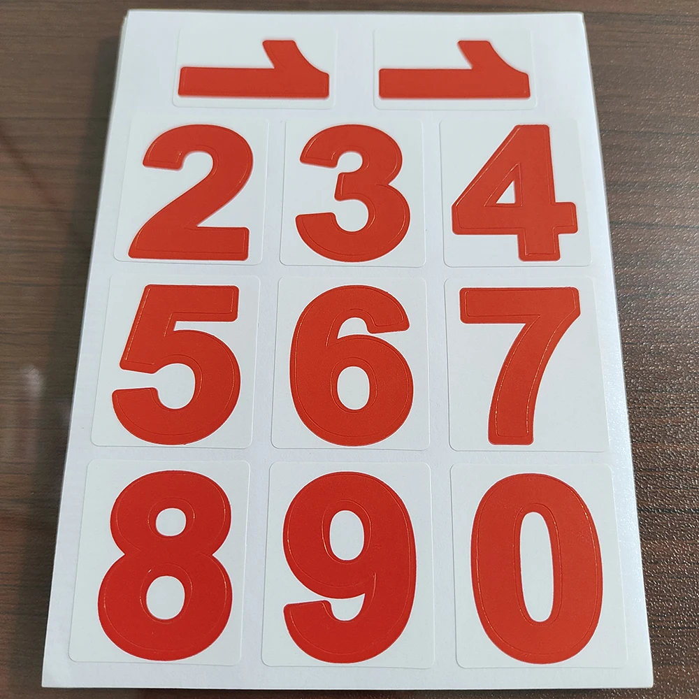 25x10mm110NumberPaperStickerforOfficeHomeSchooltoMake