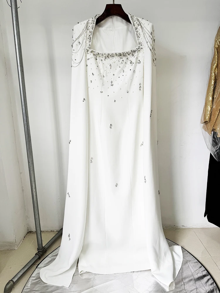 HIGH STREET أحدث 2025 مصمم فيستدو المرأة الماس مطر...