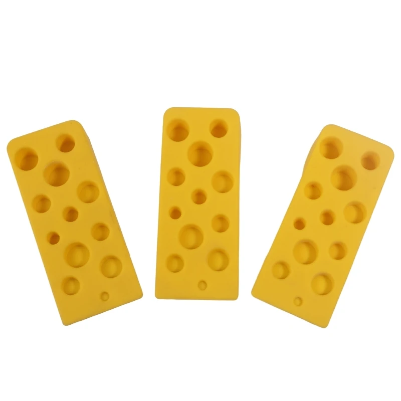 3 Pack Cheese Door Stops Door Stop Silicone Stops Heavy Duty R9UF