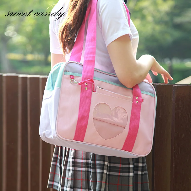 Briefcase Schoolbags Shoulder Bag Ladies Handbag 14inch Laptop Bag for Students Women