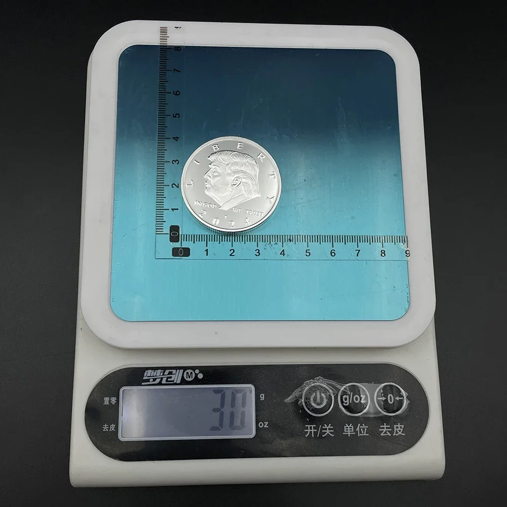 2024 Liberty Trump Silver Coin 47th US President Big Head Coin Collectibles Badge in God We Trust Medal Souvenir - Image 6