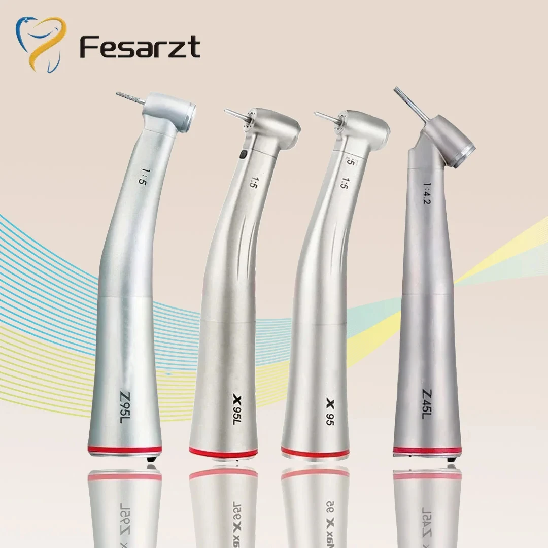 Contraángulo Dental De Fibra óptica Con Pulsador Y Pulverizador De Agua - Foto 5