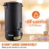 VEVOR 5/10L Wax Melter for Candle Making,Extra Large Electric Wax Melting Pot,w/Easy Pour Spout & 9level Temp Control,Easy Clean 3