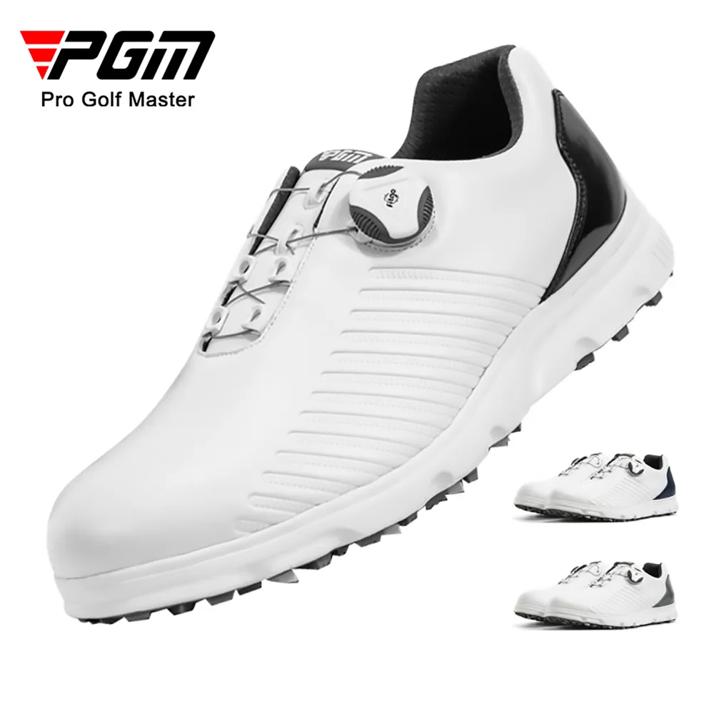 Pgm Golf Shoes Men's Waterproof Shoes Nonslip Summer Breathable Men's
