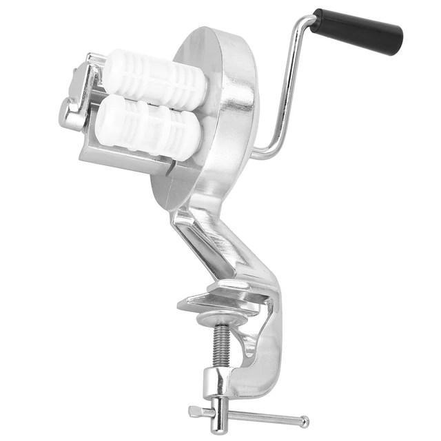 Kézi Makaróni Készítő Rozsdamentes Acél Hajtogató Tészta Préselőgép Konyhai Ellátás - Image 3
