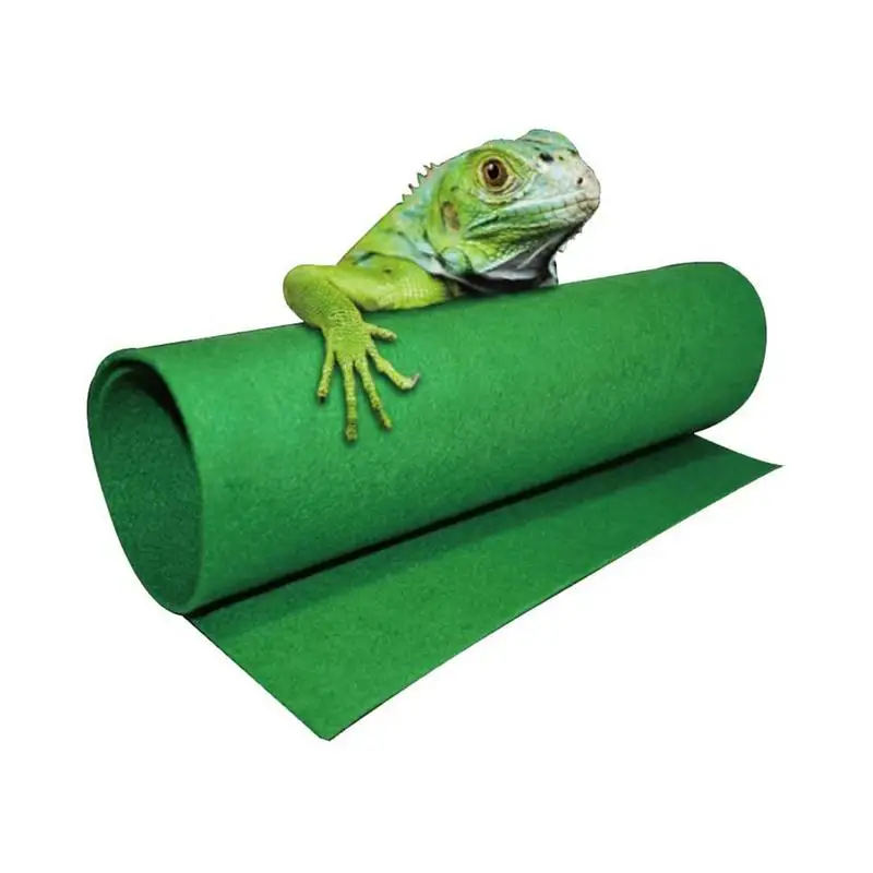 Reptile Carpet Turtle Basking Platform Terrarium Bedding Substrate Liner Water Absorption For Geckos Snake