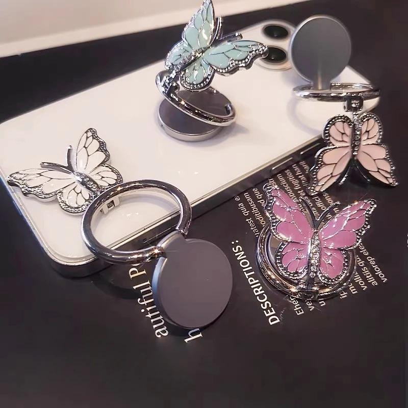 Butterfly Finger Ring Stand For Mobile Phones