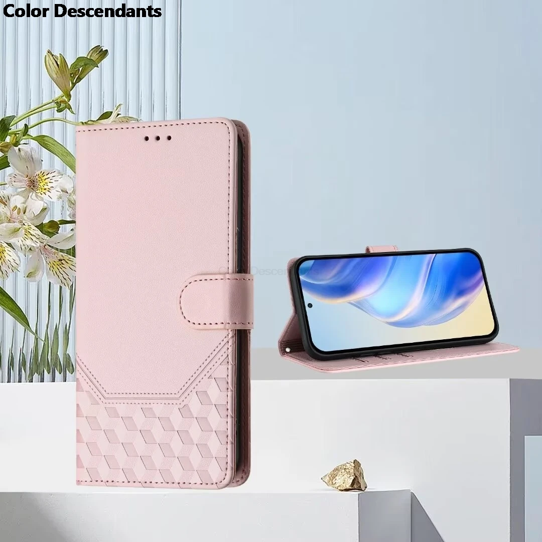 RFID Blocking Leather Flip Cover with Strap - Premium Shockproof Protective Card Holder Case
