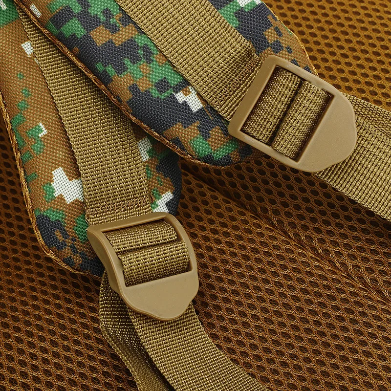 Neueste Persönlichkeit Grund- und Sekundarschüler Schultasche Jungen und Mädchen Camouflage Schultasche Doppelte Umhängetaschen – Detail 16