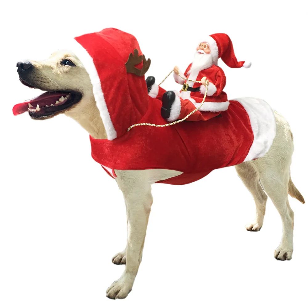 Déguisement de Noël pour Chien : Selle de Père Noël | Vêtements Canins de Luxe - 2025 - Vêtement et accessoires pour chiens - Doglovedesign