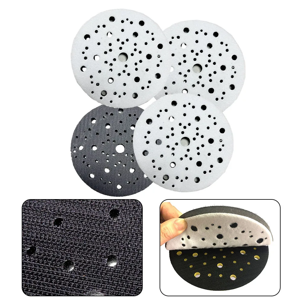 

Hot Interface Pads Hook & Loop Soft Sponge Pad Polishing Sanding 70 Hole For Polishing Tools 6\" 150mm