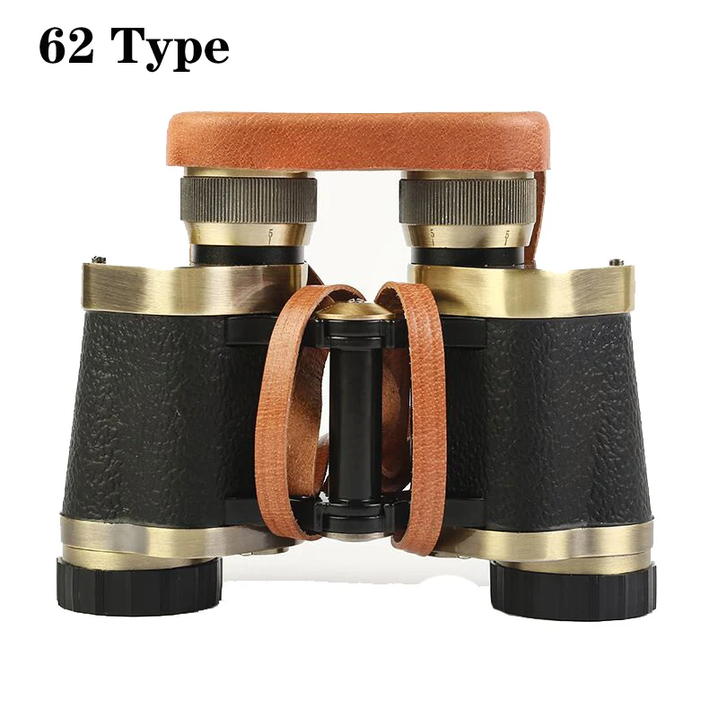 

Professional 8X30 Military Binoculars HD High Power Pure Copper Telescope Powerful 62 Type Scope For Tourism Hunting Camping