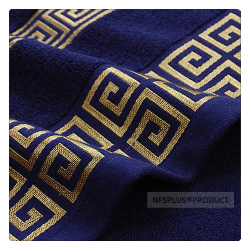 Description Picture 6 of item3 Pack Bathroom Towels Set 100% Cotton Bath Towel For Adults Terry Towels Face Hand Washcloths For Travel Beach Sports Gym Swim