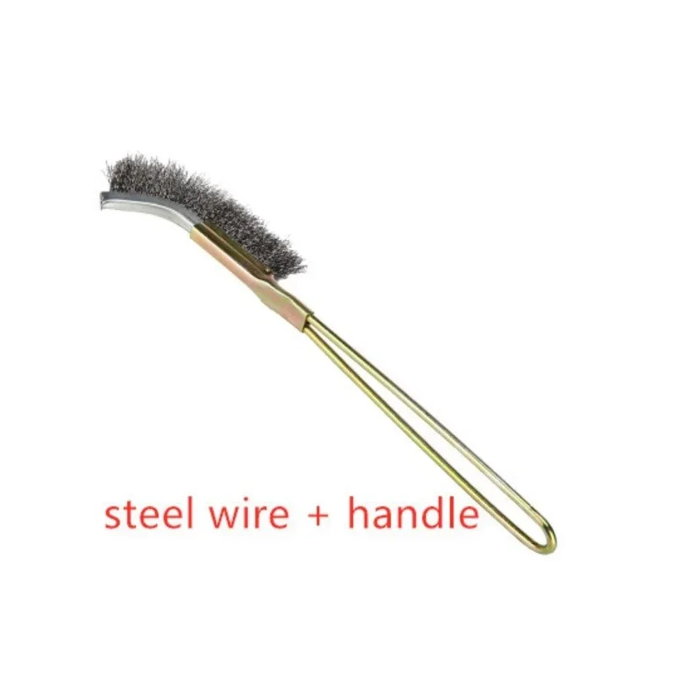 1pcs Wire Brush Metal Rust Remove Rust Brushes Steel Brass Nylon Cleaning Brushes Polishing Detail Metal Cleaning Tools