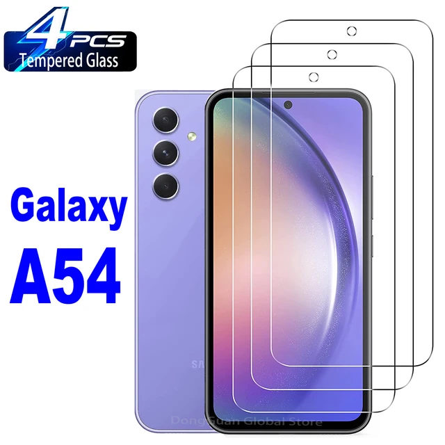 4Pcs Tempered Glass For Samsung Galaxy A54 A14 A34 A24 A73 A53 A05 S21FE  S20FE S23FE 5G Glass Screen Protector Protective Film - AliExpress