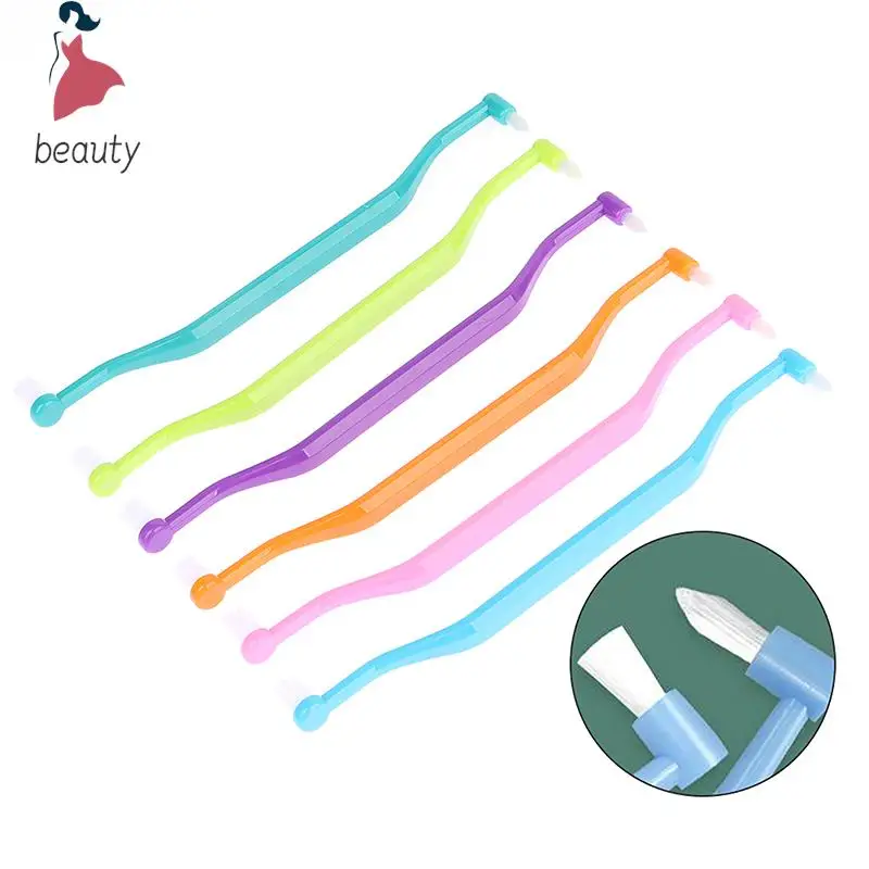 

Orthodontic Interdental Brush Double-Beam Soft Teeth Cleaning Toothbrush Oral Care Tool Small Head Soft Hair Implant Adult