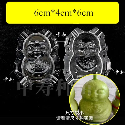 Garden Fruit Styling Mold Square Watermelon Strawberry Cucumber Apple Growth Styling Die Heart Shaped Gourd Mould Fruit Tree 