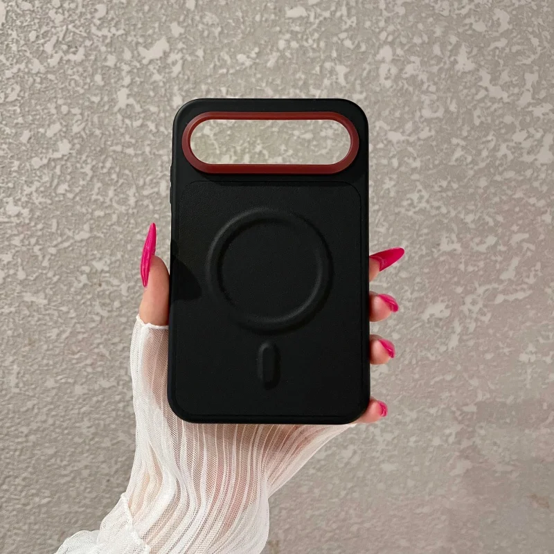 Versatile Leather Texture Magnetic Phone Case - Shockproof Full-Wrap Protective Cover