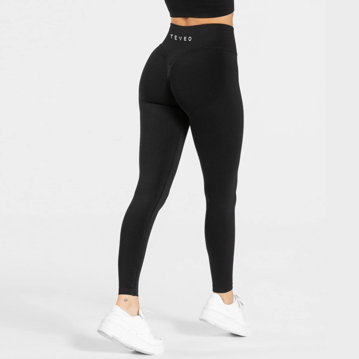 TEVEO Leggings Joggings Women Seamless Yoga Pants High Quality Gym Leggings Ribbed Fitness Pants High Stretch Fitness Tight