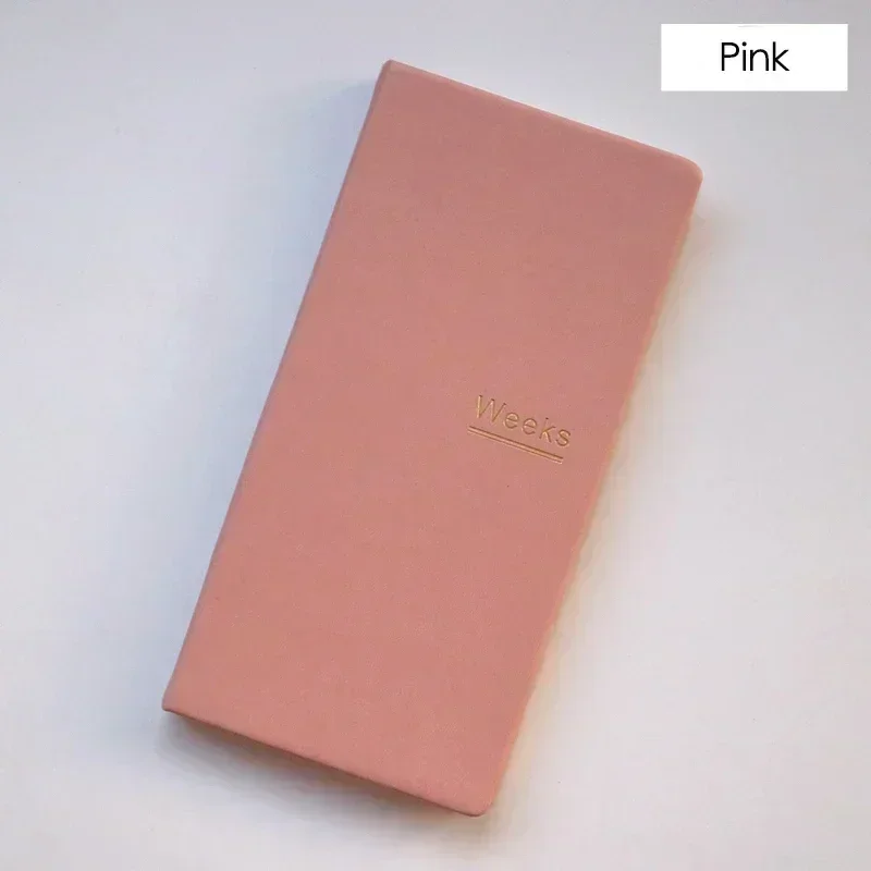 Weekly Journal Notebook - PU Leather Planner for Students and Professionals