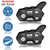 16867-c7acbb.jpg oreillette R9 pour Moto, appareil de Communication pour casque pour 6 motocyclistes