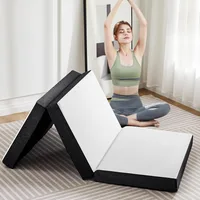Tri-fold Memory Foam Mattress - 4 Inch Twin Size Portable Floor Bed,Foldable Mat for Kids and Adults,Collapsible&Washable Cover 1