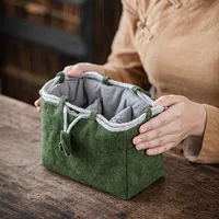 Tea Set Storage Bag Travel Set Thickened Cotton and Linen Teapot Fabric Bag Master Tea Cup Anti Drop Cloth Bag Tea Accessories 1
