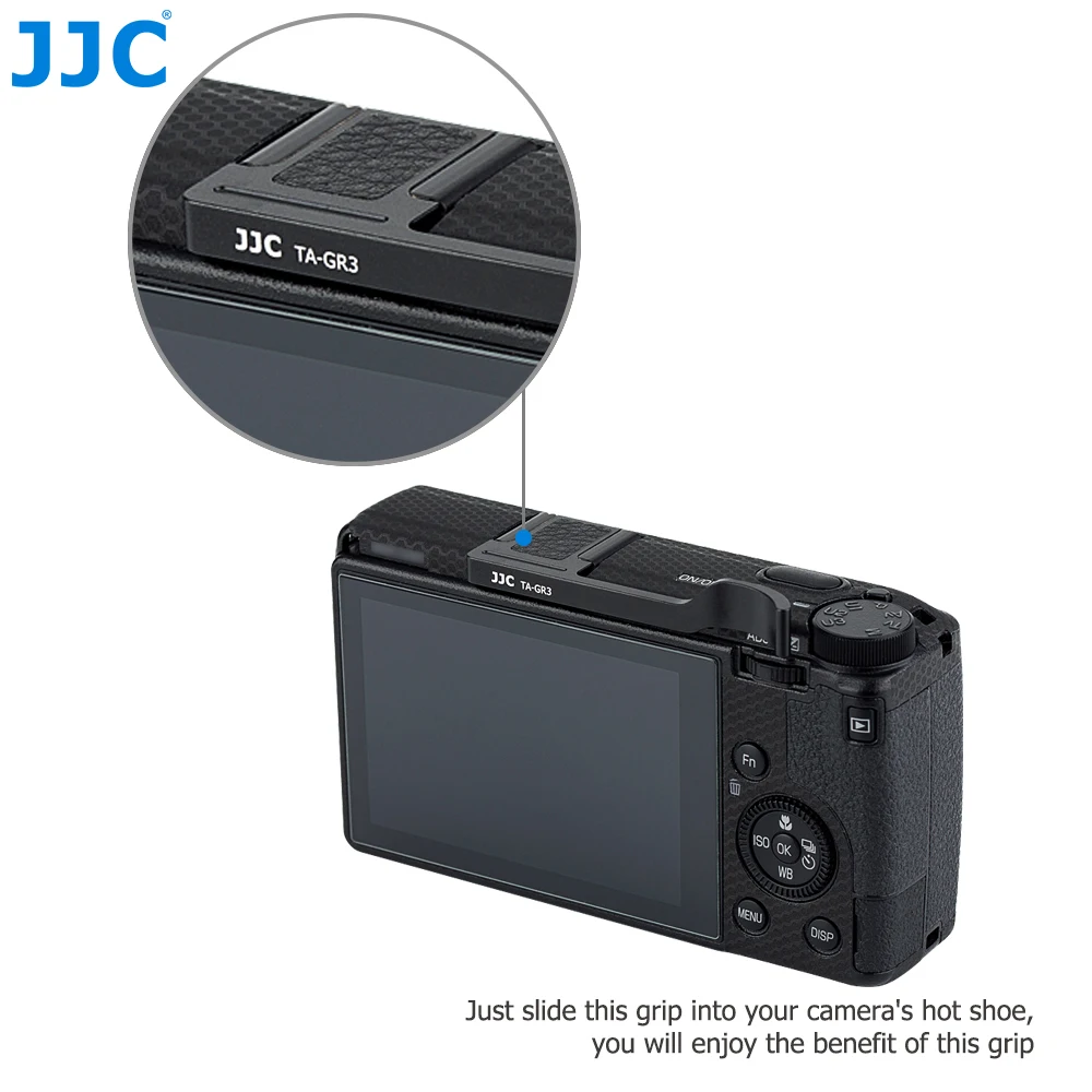 Enhanced Thumb Up Grip for Improved Camera Handling - JJC Camera Accessory