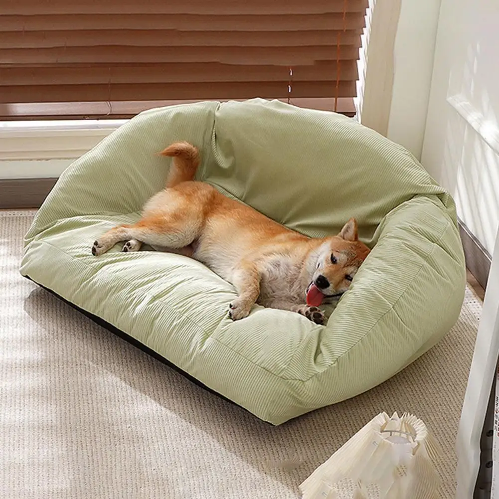 Season Pet Bed Pet Sofa Bed with Removable Washable Cover for Cats Small Dogs Seasons Couch with Anti-slip Bottom Widen