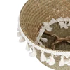 Boho Decor Wicker Baskets Storage Hand Woven Rattan Basket Foldable Pot with Handle Plant Cestos Mimbre Panier Rangement Osier 3