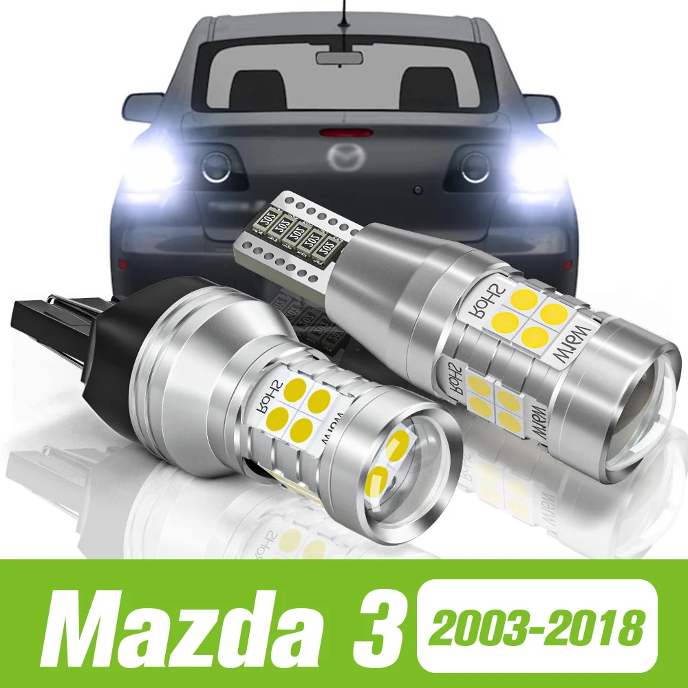 

2pcs For Mazda 3 BK BL BM BN 2003-2018 LED Reverse Light Backup Lamp 2008 2009 2010 2011 2012 2013 2014 2015 2016 Accessories