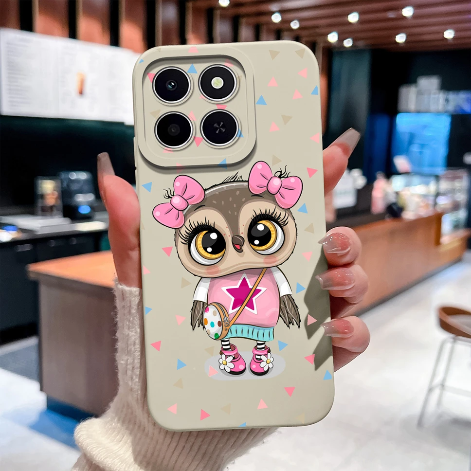 Cute Bear Shockproof Silicone Phone Case - Soft Bumper Shell