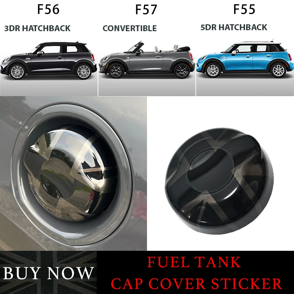 New Night Jack Car Fuel Tank Cap Cover Sticker Per Mini Cooper S/Sd Jcw F55 F56 F57 2.0T Accessori Per La Decorazione Dello Styling Automatico