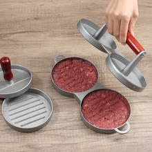 

Food Press Hamburger Mold Accessories Meat Maker Tool Patty Molds Grill Kitchen Round Cutlet Non-stick Pie Burger Patties Mould