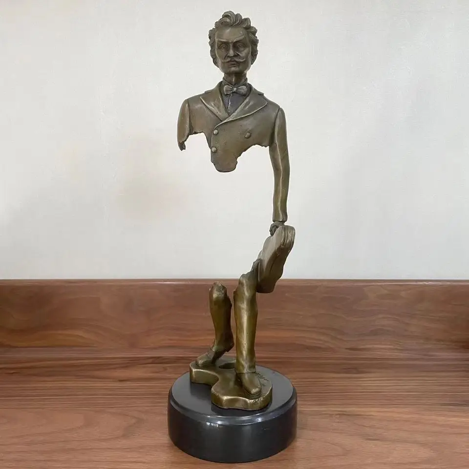 

Бронзовая статуя Johann Strauss, известный человек, австрийская музыкальная скульптура, великолепная фотография, 38 см