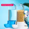 Bird Water Feeder Automatic Drinking Fountain Transparent Container Pet Parrot Hanging Food Dispenser Bird Supplies 1
