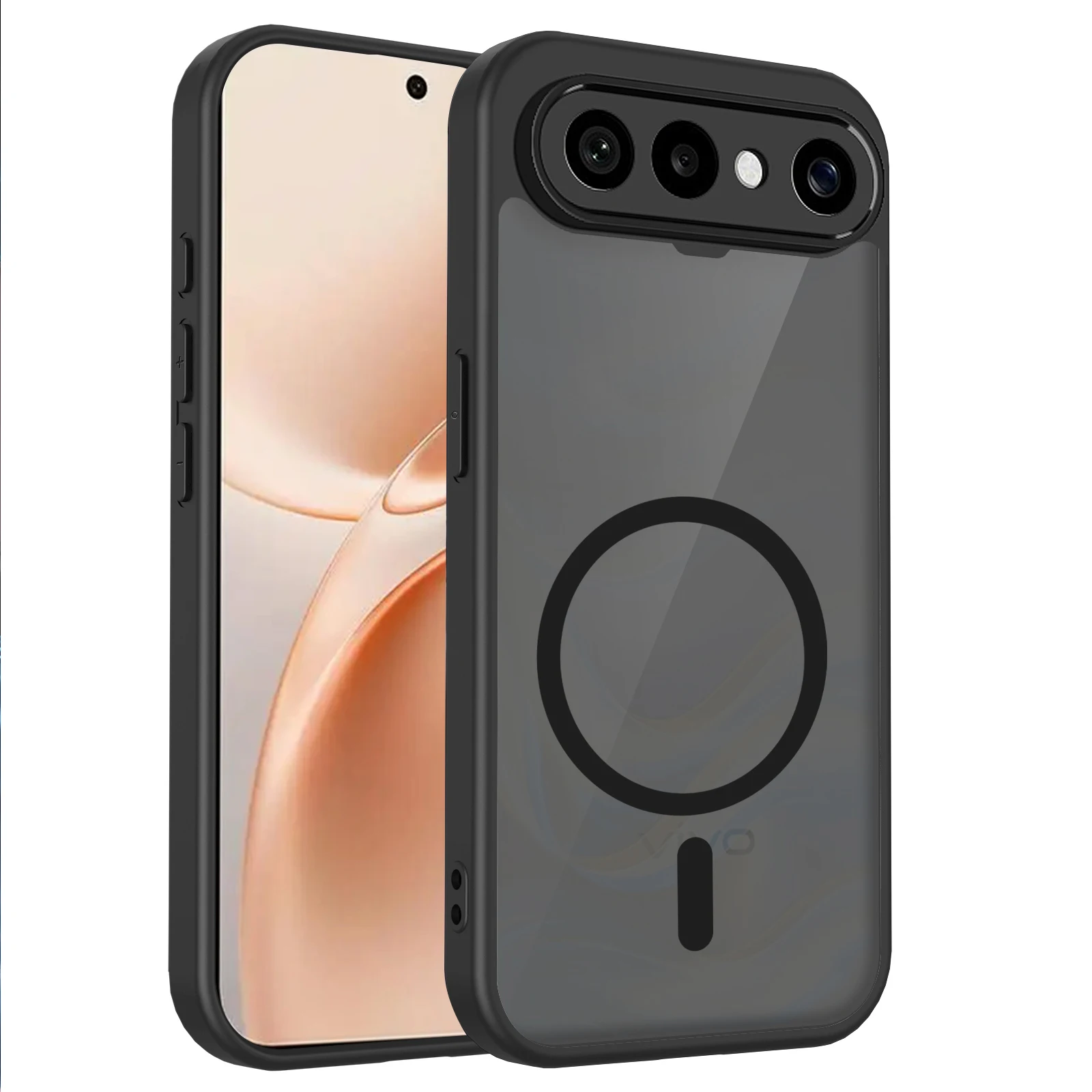 Luxury Matte Translucent Case with Magsafe Wireless Charging Compatibility