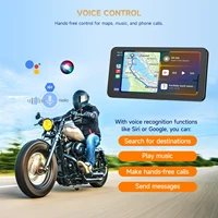 Motorcycle GPS with 6.25" Touchscreen – Wireless CarPlay & Android Auto, Waterproof, Plug & Play - Image 4