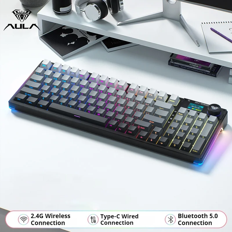 AULA F98 Pro ゲーミングキーボード AULA F98 Pro – Mechanical Keyboard, Transparent Keyboard