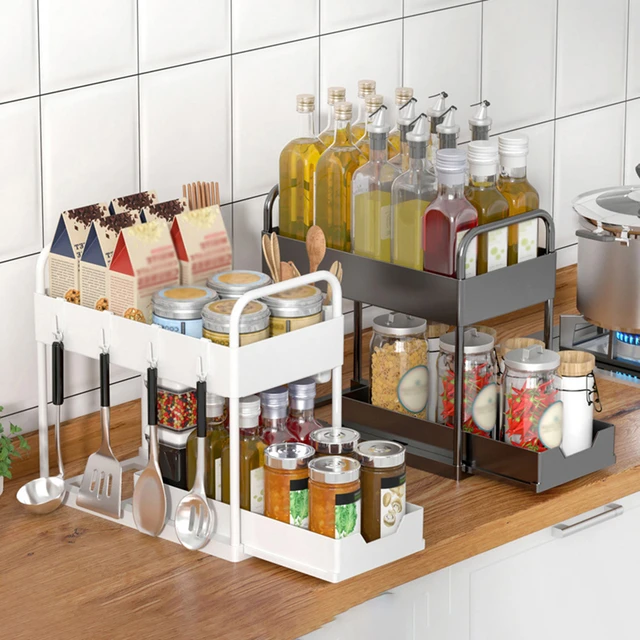 MessFree® Under Sink Dual Sliding Organizer