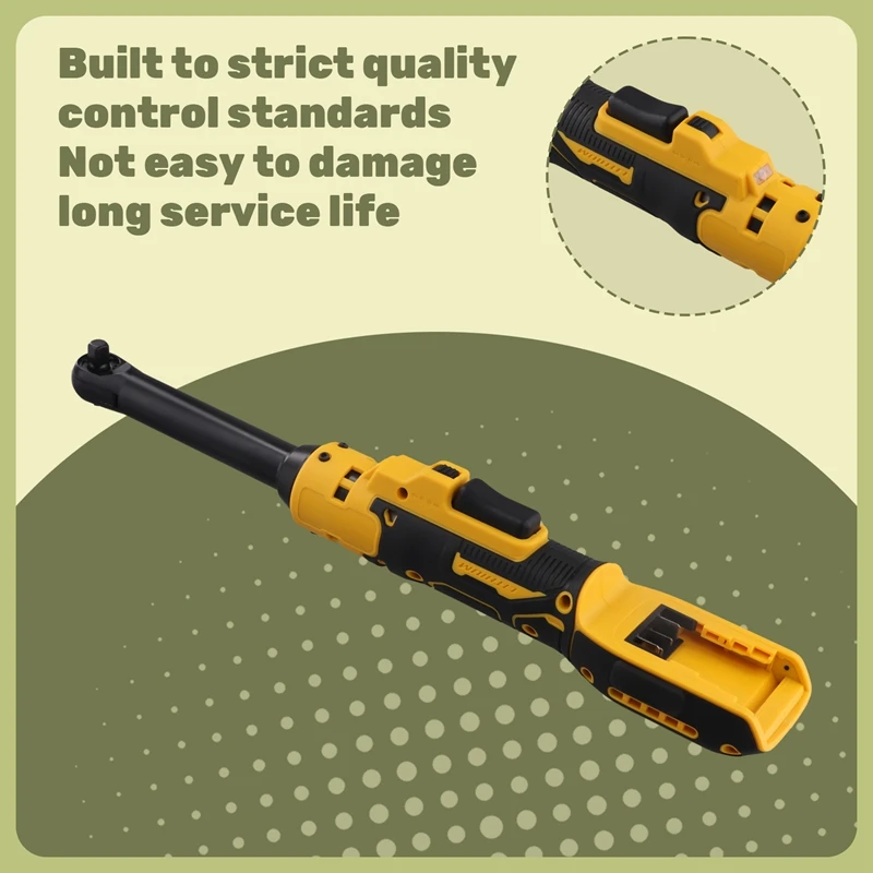 Extended Electric Ratchet Wrench Cordless Driver 3/8Inch Impact Removal Screw Nut Power Tools For Dewalt 18V 20V Battery 5