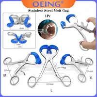 OEING Dental Mouth Retractor Stainless Steel Molt Gag Dental Mouth Retractor Opener Oral Surgical Instruments Tools