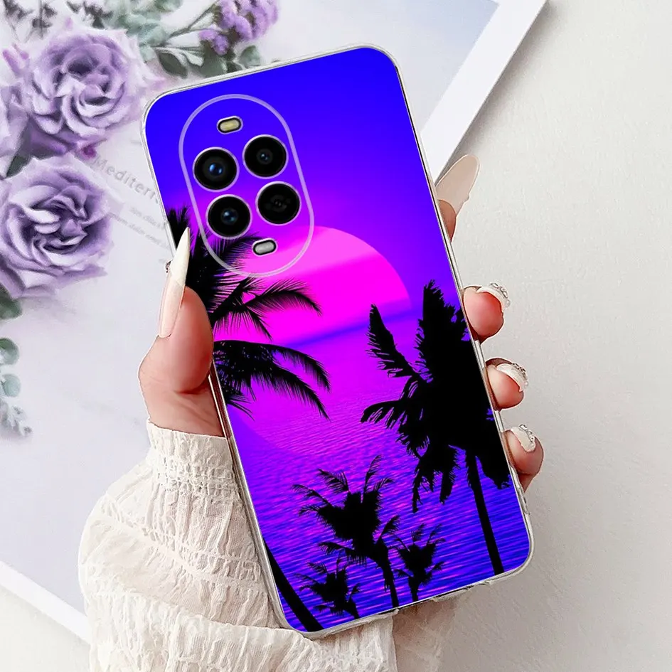 Floral Butterfly Soft Silicone Phone Case - Clear Protective Cover