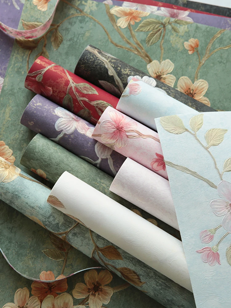 3D-Hot-Stamping-Floral-Paper-Flower-Shop-Flower-Art-Flower-Packaging ...